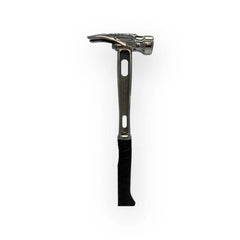 M1 Titanium Handle 15oz Milled Steel Head Polished Precision Curved Grip Framing Hammer