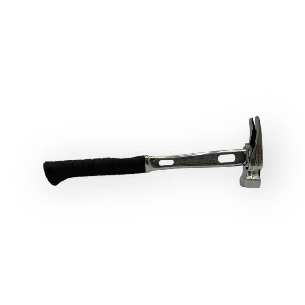 M4 Titanium Handle 12oz Smooth Steel Head Polished Precision Curved Grip Finish Hammer MZ4508_PL