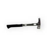 M4 Titanium Handle 12oz Smooth Steel Head Polished Precision Curved Grip Finish Hammer MZ4508_PL