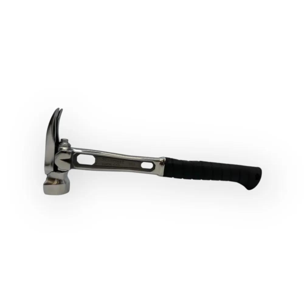 M4 Titanium Handle 12oz Smooth Steel Head Polished Precision Curved Grip Finish Hammer MZ4508_PL