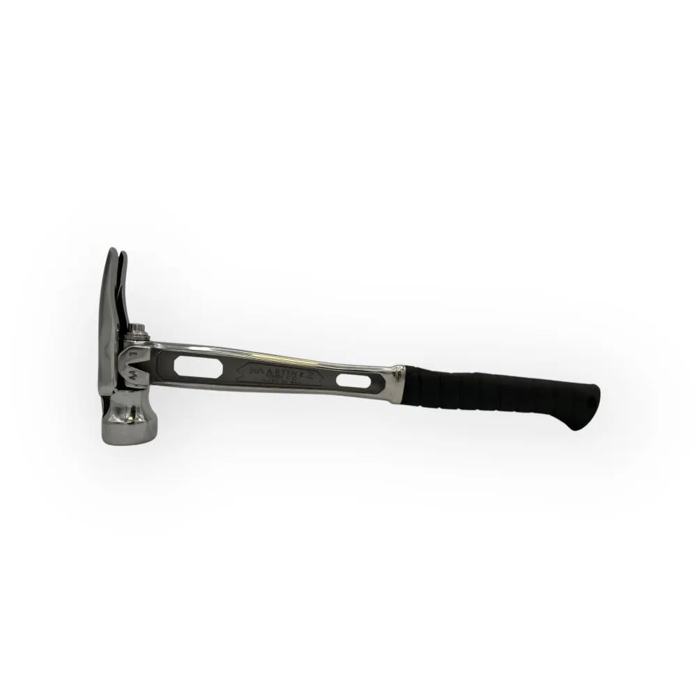 M4 Titanium Handle 12oz Smooth Steel Head Polished Precision Curved Grip Finish Hammer MZ4508_PL