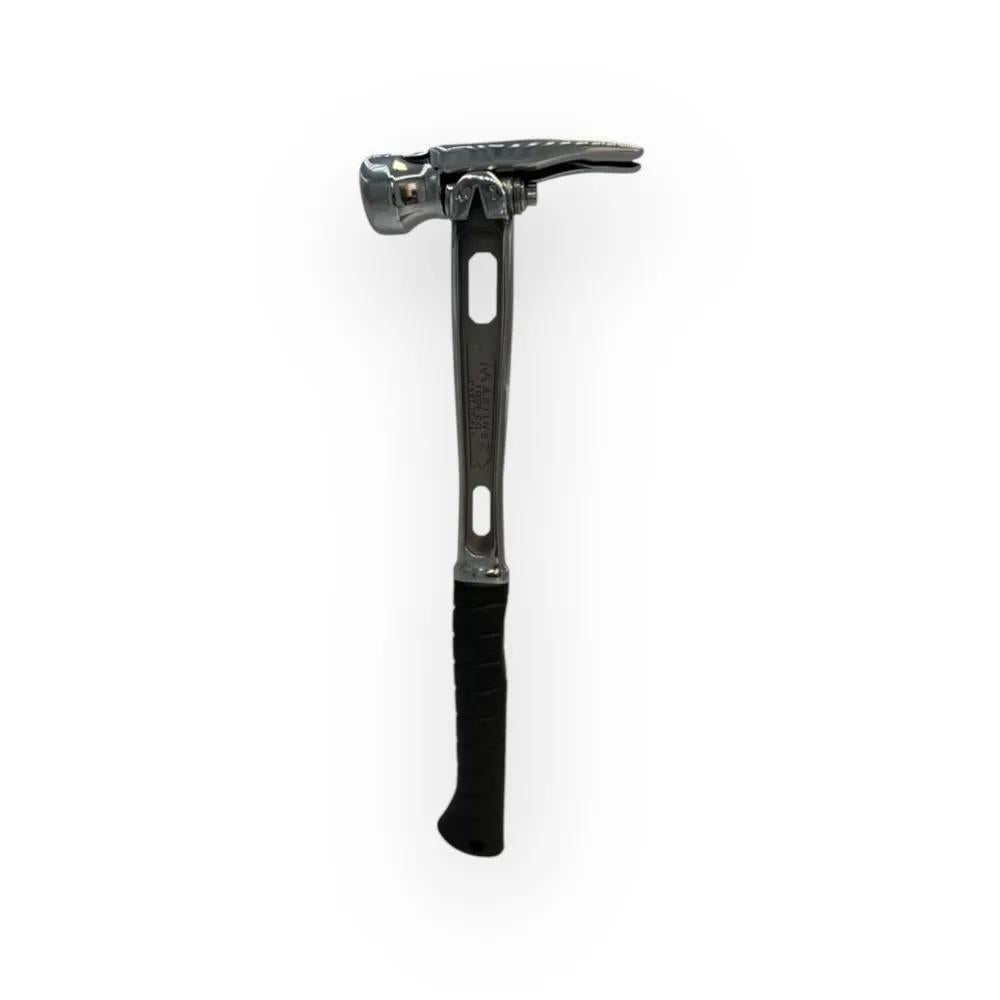 M4 Titanium Handle 12oz Smooth Steel Head Polished Precision Curved Grip Finish Hammer MZ4508_PL