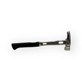 M4 Titanium Handle 12oz Smooth Steel Head Polished Precision Curved Grip Finish Hammer MZ4508_PL