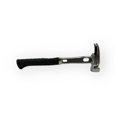 M4 Titanium Handle 12oz Smooth Steel Head Polished Precision Curved Grip Finish Hammer MZ4508_PL