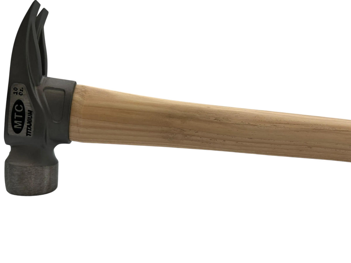 14" Titanium Head O Nose Finish Head  Wood Handle