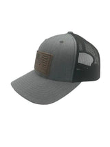 Martinez Range Leather Hat - Heather Gray