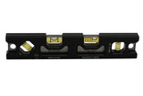 Martinez Titanium 9" Top View Magnetic Torpedo and Conduit Level - Black