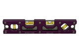 Martinez Titanium 9" Top View Magnetic Torpedo and Conduit Level - Purple