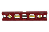 Martinez Titanium 9" V Groove Magnetic Torpedo and Conduit Level - Red