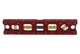 Martinez Titanium 9" V Groove Magnetic Torpedo and Conduit Level - Red