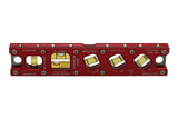Martinez Titanium 9" V Groove Magnetic Torpedo and Conduit Level - Red