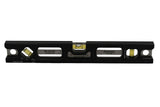 Martinez Titanium 12" Magnetic Torpedo and Conduit Level - Black