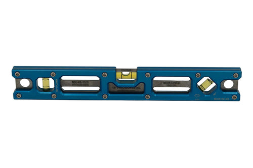 Martinez Titanium 12" Magnetic Torpedo and Conduit Level - Blue