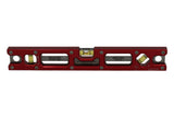 Martinez Titanium 12" Magnetic Torpedo and Conduit Level - Red
