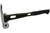 Reaper Carc Green 15oz M1 Polished Milled Etched American Flag Face Titanium Framing Hammer