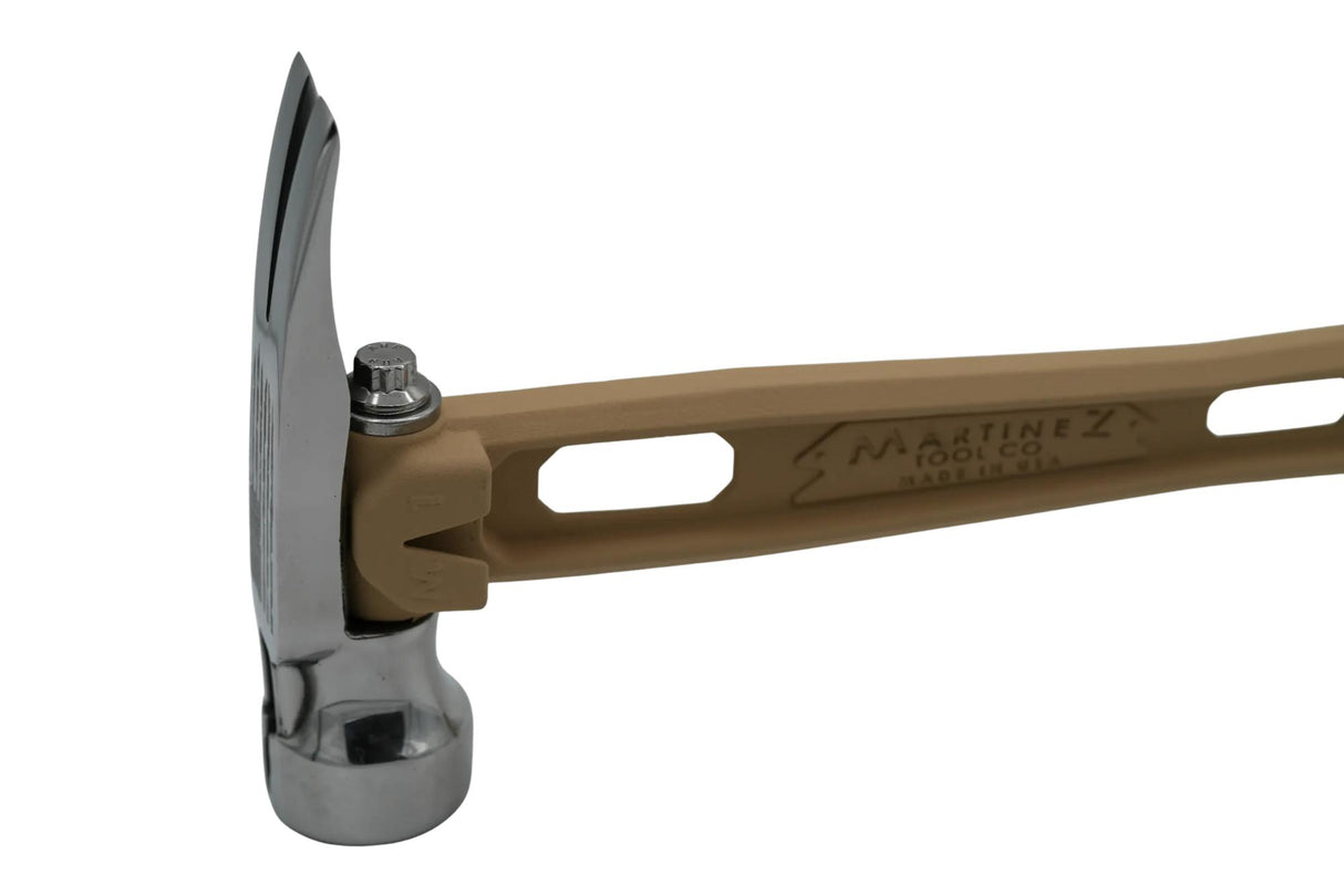 Reaper Sand 15oz Polished M1 Smooth Etched American Flag Face Titanium Framing Hammer