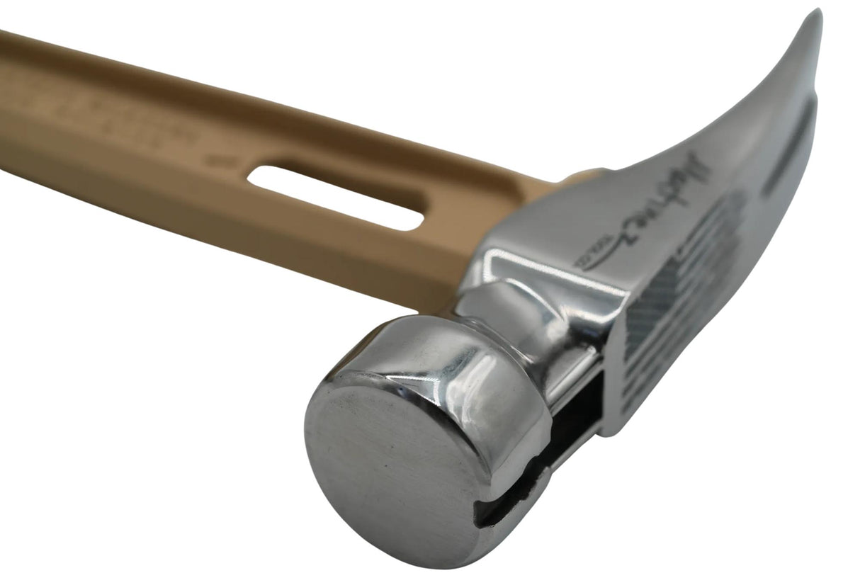 Reaper Sand 15oz Polished M1 Smooth Etched American Flag Face Titanium Framing Hammer