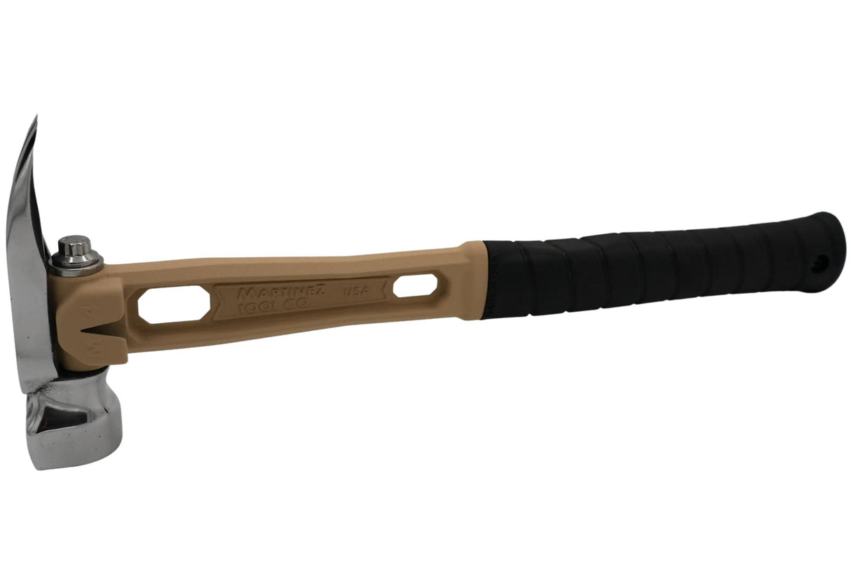 Reaper Sand 12oz Polished M4 Dimple Etched American Flag Face Titanium Finishing Hammer