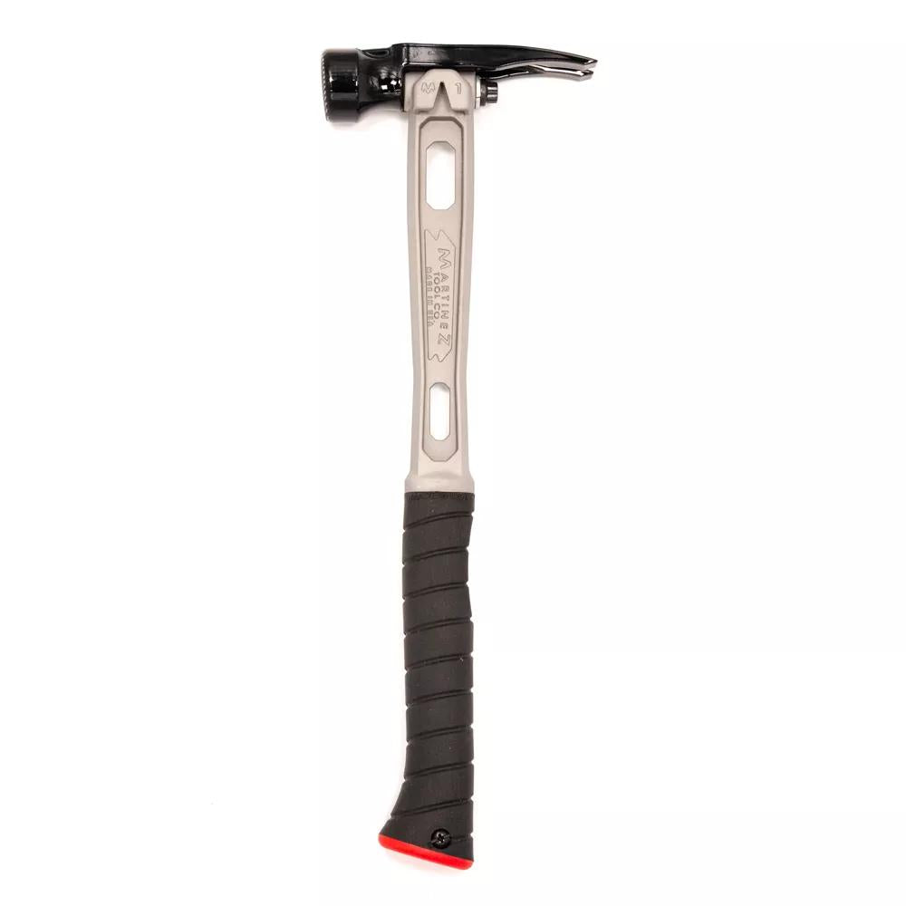M1 Titanium Handle 15oz Milled Steel Head Curved Grip Framing Hammer - Signature Series