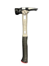 M1 Titanium Handle 15oz Milled Steel Head Curved Grip Framing Hammer - Signature Series
