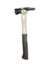 M1 Titanium Handle 15oz Smooth Steel Head Curved Grip Framing Hammer - Signature Series