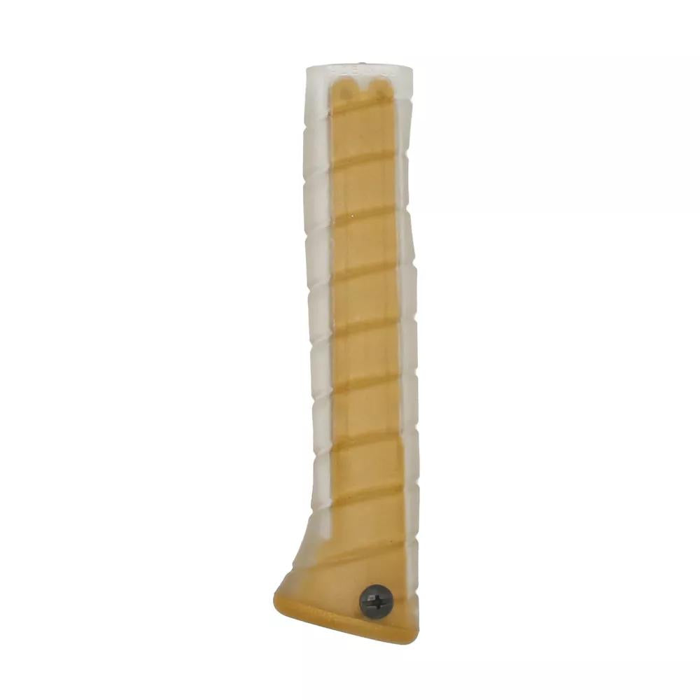 M1/M4 Curved Grip – Clear Overlay/Gold Cap – Martinez Tool Co.