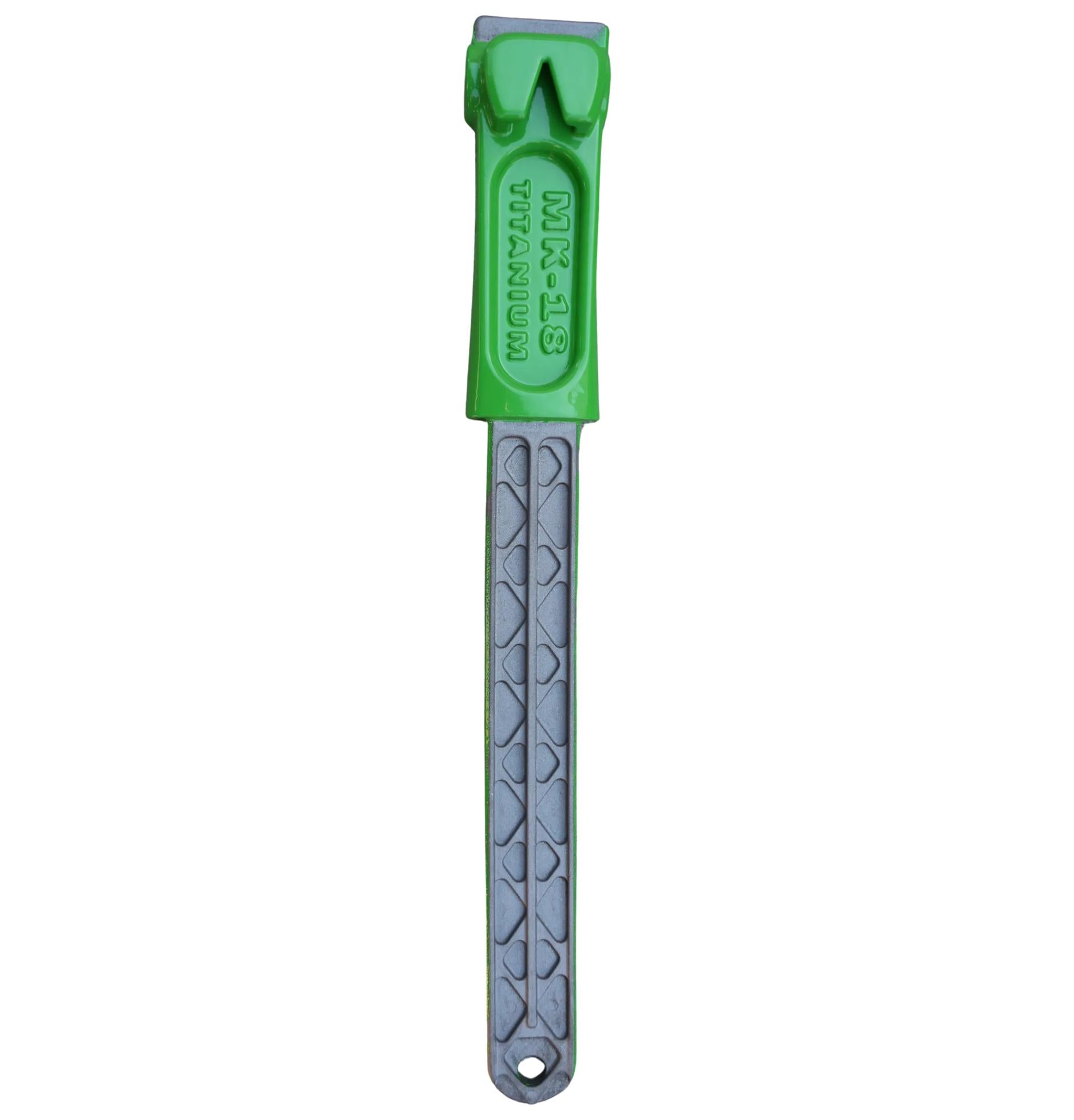 MK18 10.5 Titanium Trade Handle - Green – Martinez Tool Co.