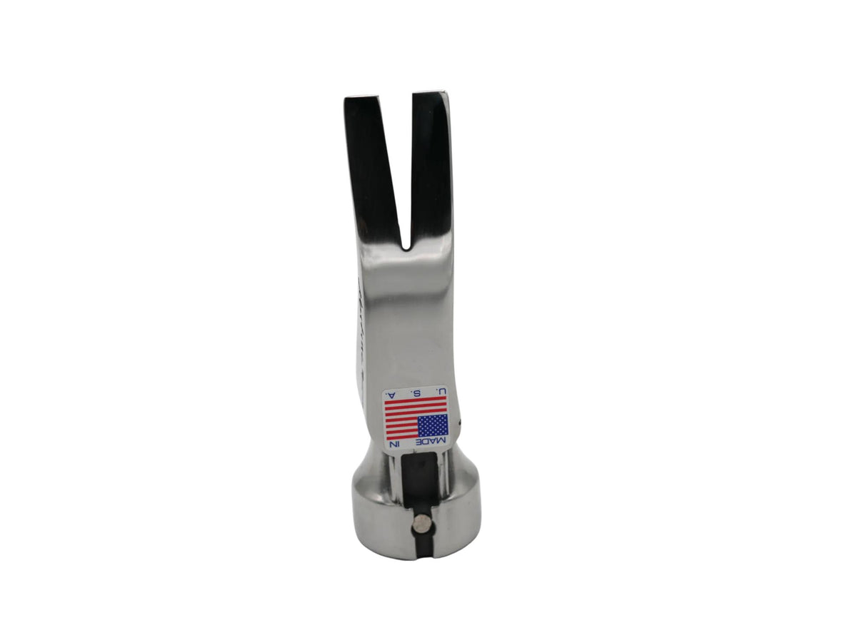 Polished Martinez Tool Co. M1 Milled Face Framing Hammer Head