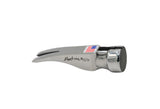 Polished Martinez Tool Co. M1 Milled Face Framing Hammer Head