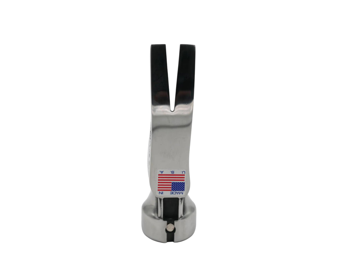 Polished Martinez Tool Co. M1 Smooth Face Framing Hammer Head