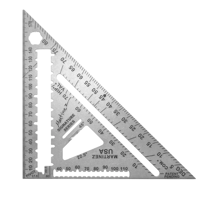 Martinez Titanium Polished Metric Square