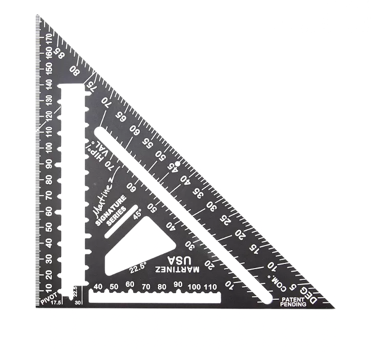 Martinez Aluminum Rapid Square 7075 Metric Blade