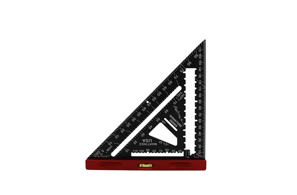 Martinez Aluminum Rapid Square Metric Blade Red