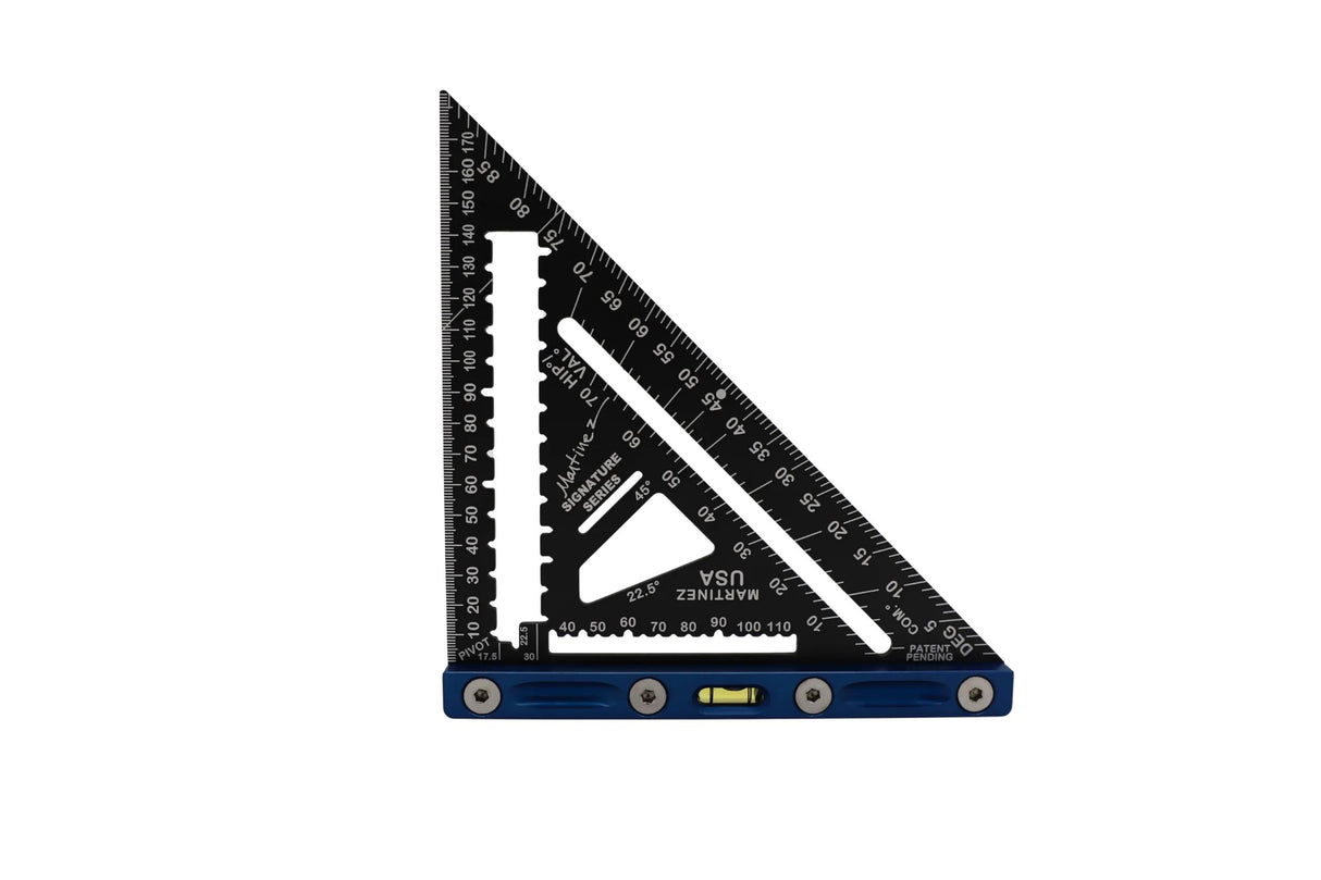 Martinez Aluminum Rapid Square Metric Blade Blue