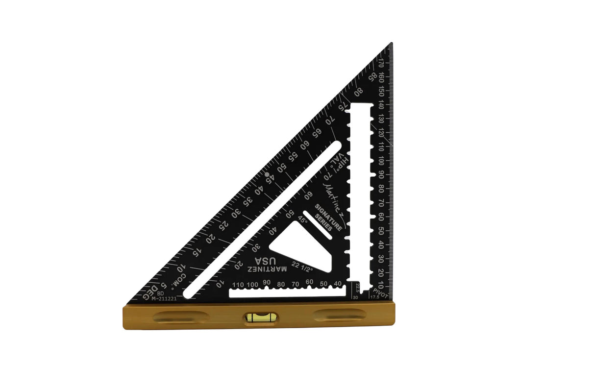 Martinez Aluminum Rapid Square Metric Blade Gold