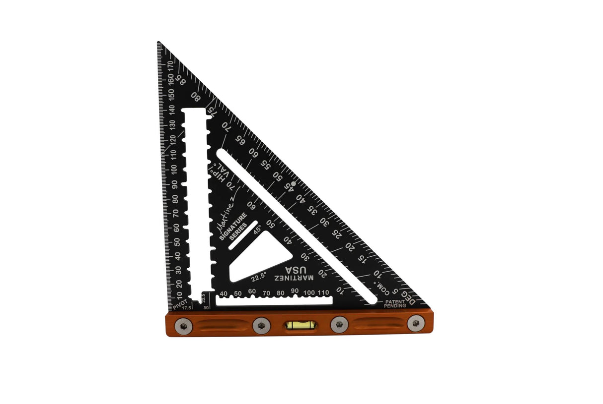 Martinez Aluminum Rapid Square Metric Blade Orange