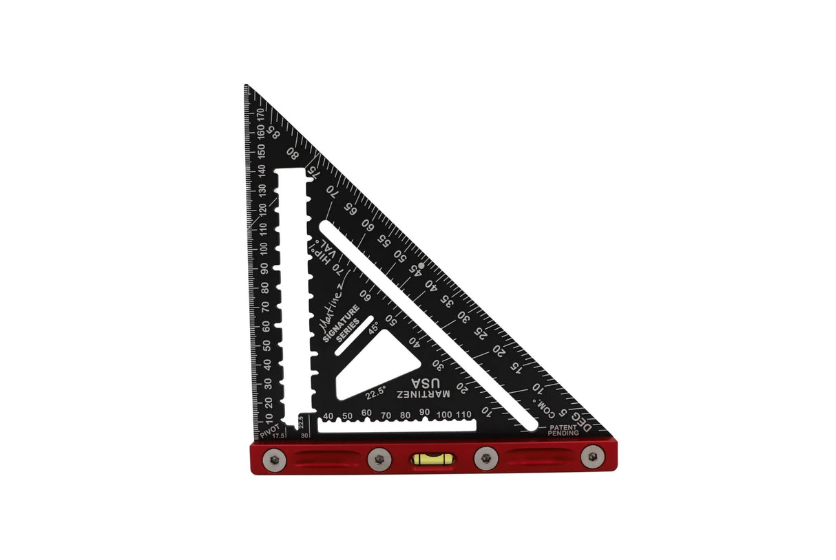 Martinez Aluminum Rapid Square Metric Blade Red