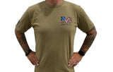 Martinez Hammer Short Sleeve Tshirt - Coyote Brown - Size Small