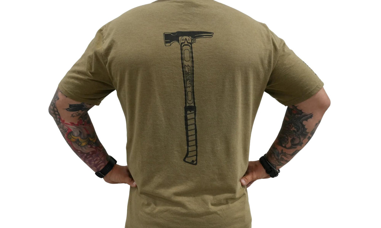 Martinez Hammer Short Sleeve Tshirt - Coyote Brown - Size Medium