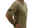 Martinez Hammer Short Sleeve Tshirt - Coyote Brown - Size Small