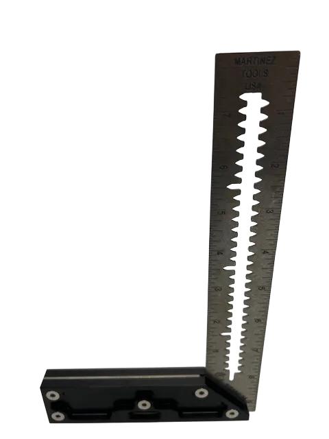 Martinez - Titanium Precision Square - (Black Anodized Heel)