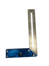 Martinez - Titanium Precision Square - (Blue Anodized Heel)