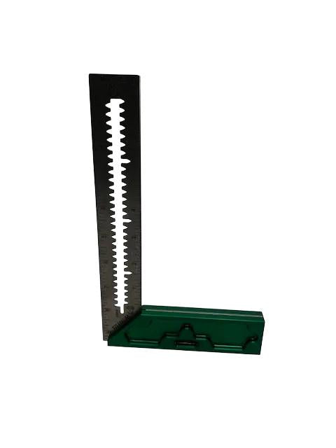 Martinez - Titanium Precision Square - (Green Anodized Heel)