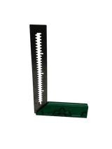 Martinez - Titanium Precision Square - (Green Anodized Heel)