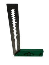 Martinez - Titanium Precision Square - (Green Anodized Heel)
