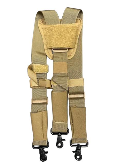 Martinez Heavy Duty Comfort Suspenders - Coyote Brown