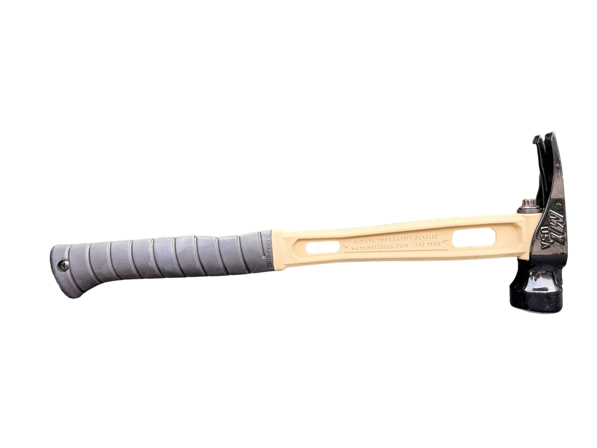 Martinez Reaper One Desert Sand 15oz M1 Milled Face Titanium Framing Hammer