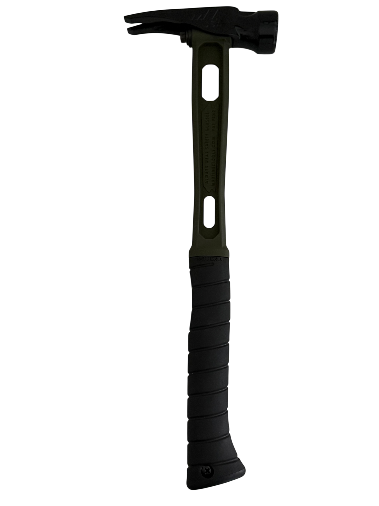 Martinez REAPER ONE - CARC GREEN 15oz M1 Milled Face Titanium Framing Hammer