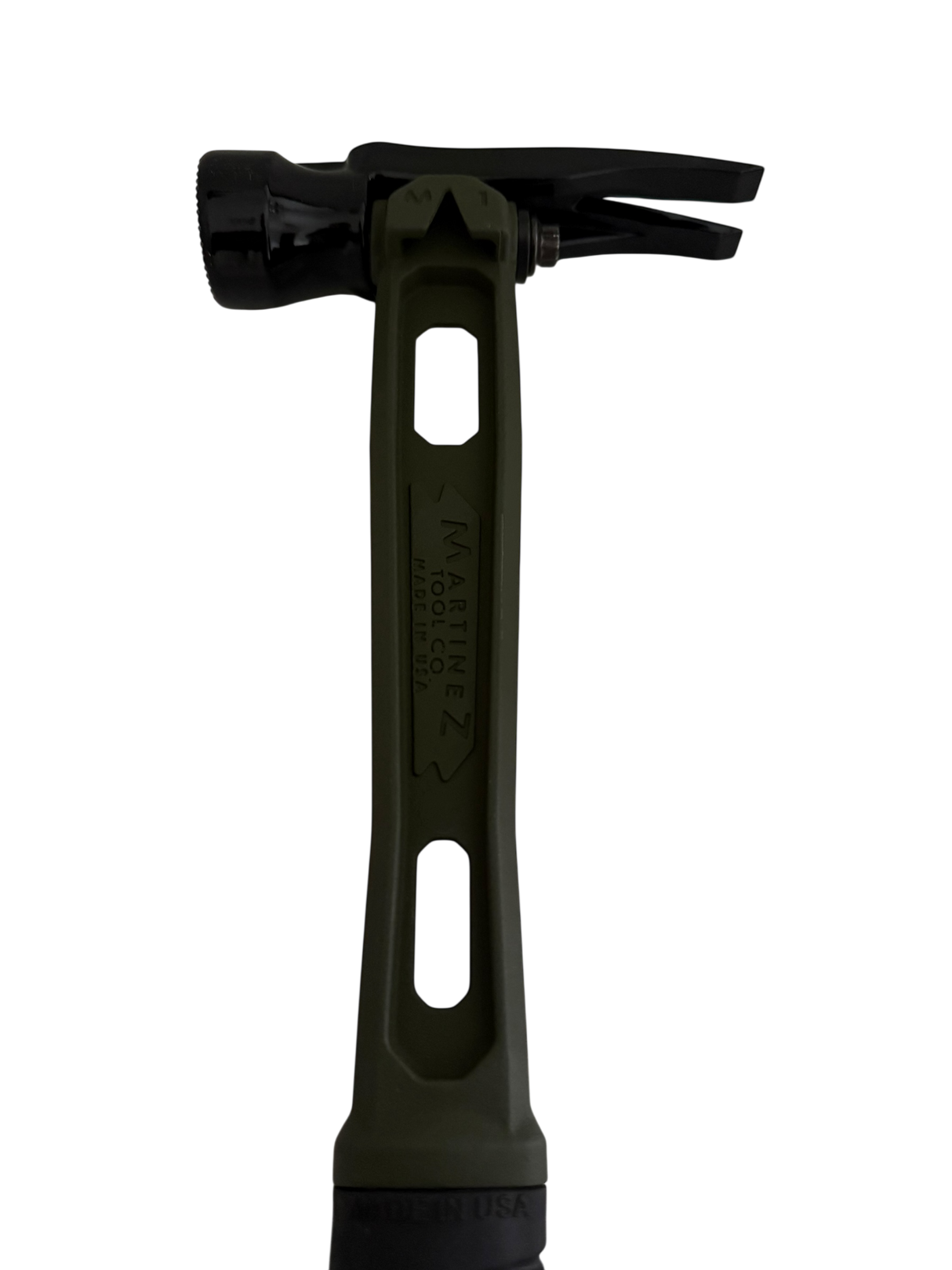 Martinez REAPER ONE - CARC GREEN 15oz M1 Milled Face Titanium Framing Hammer