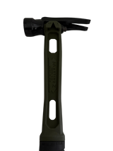 Martinez REAPER ONE - CARC GREEN 15oz M1 Milled Face Titanium Framing Hammer
